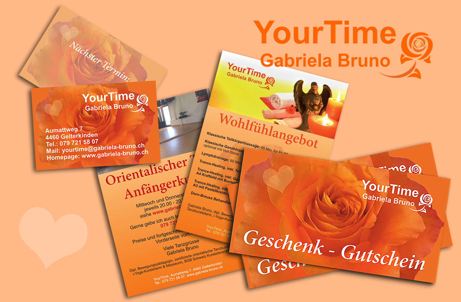 Grafikarbeiten für Gabriela Bruno, Gelterkinden